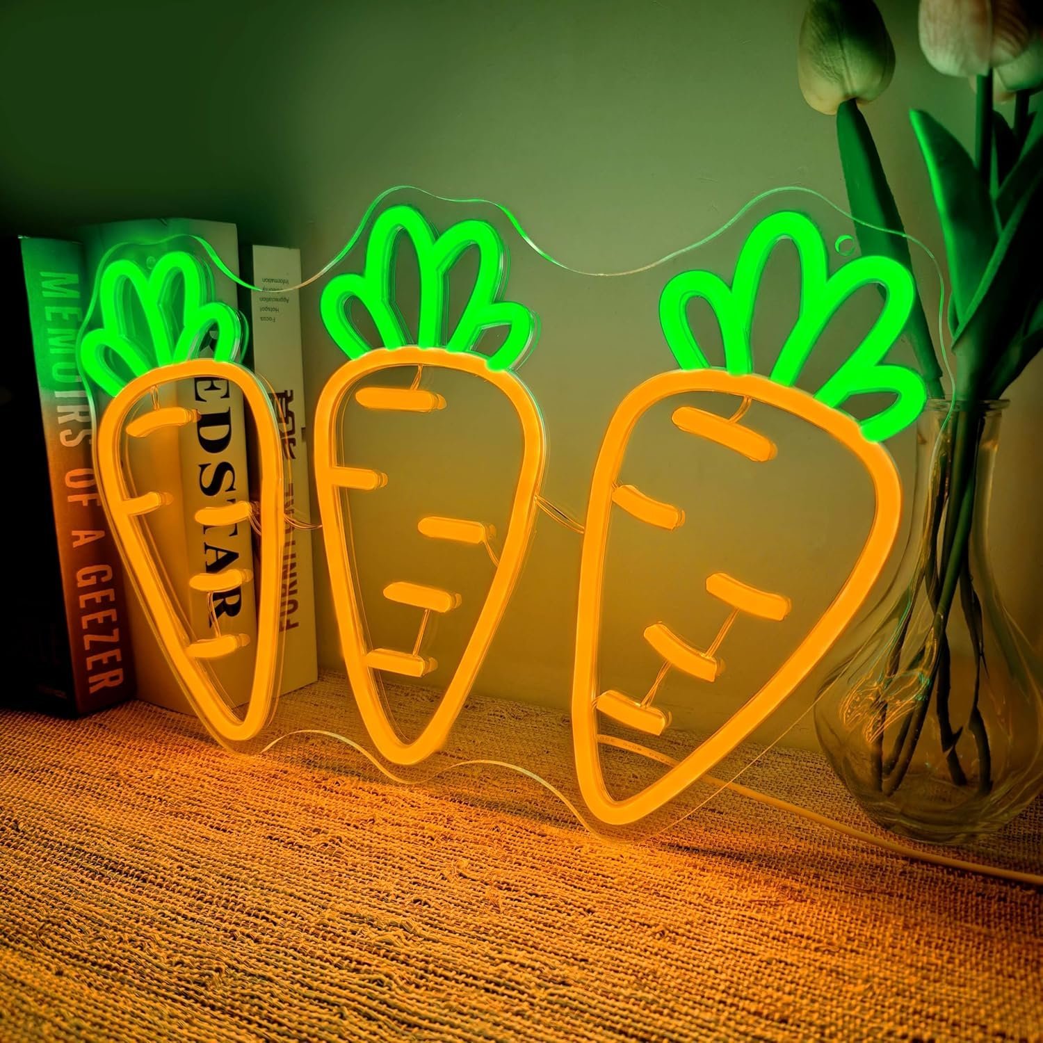 carrot neon led sign carrot neon led sign