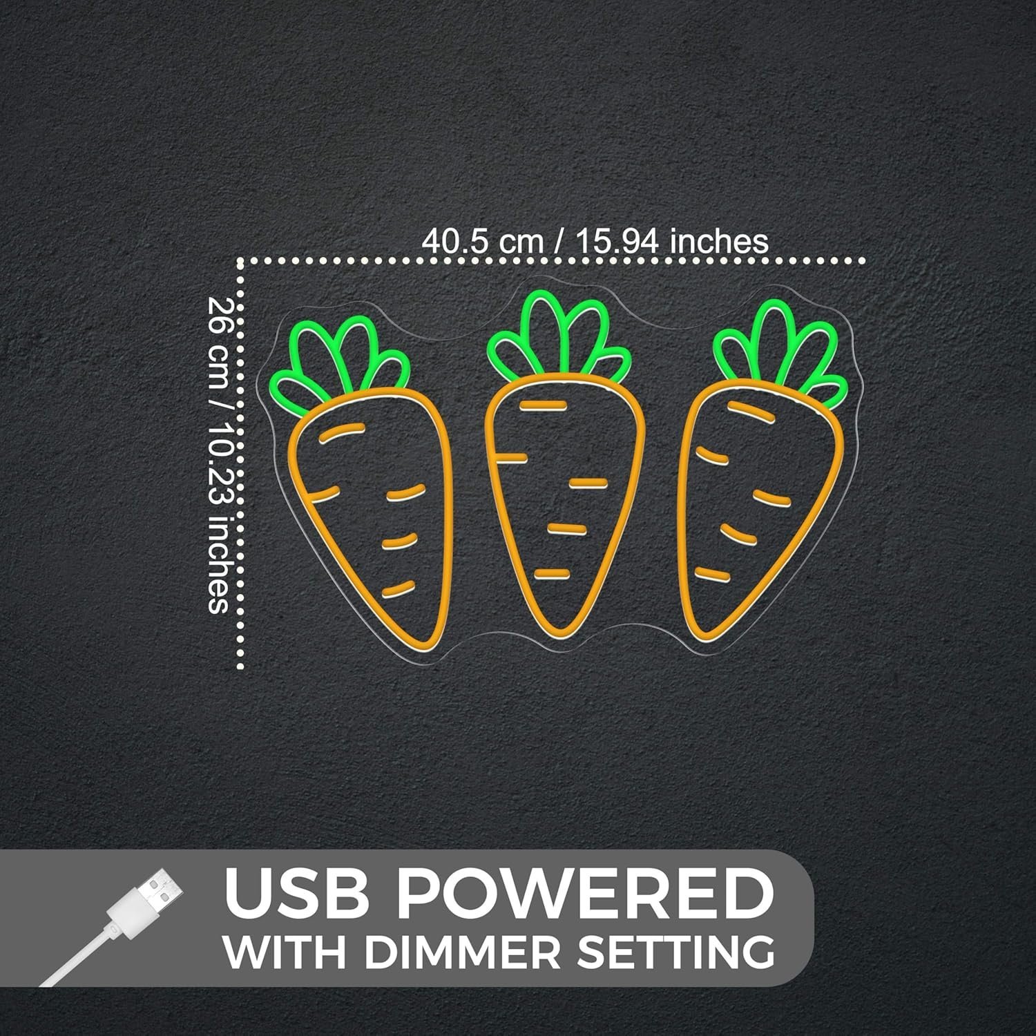 carrot neon led sign carrot neon led sign